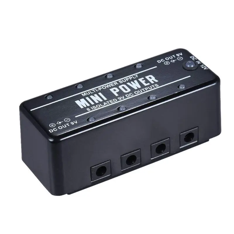 Rowin 8 изолированные 9V DC выходы мини блок питания для гитарных эффектов педали Q6PB