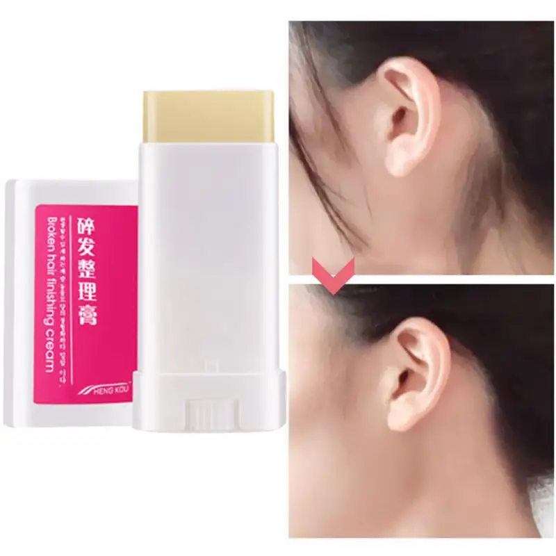 

15g New Practical Women Small Broken Hair Essential Finishing Cream Portable Refreshing Styling Fix Wax Stick Hair Cream TSLM1