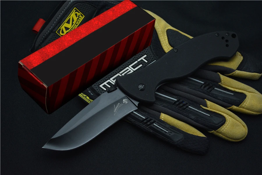 

6045 Pocket Folding Knife 8Cr13 Blade G10 Handle Outdoor Hunting Camping Survival Knife Utility EDC hand Tools