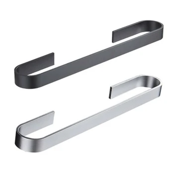 

2-Piece Bathroom Towel Rack Nail Free Towel Towel Rack Bathroom Hook 50cm