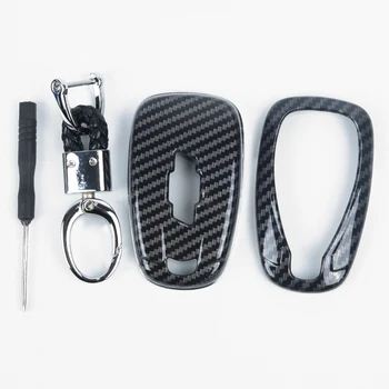 

Dustproof Car key case Carbon Fiber Style For Chevrolet Equinox Camaro ABS plastic