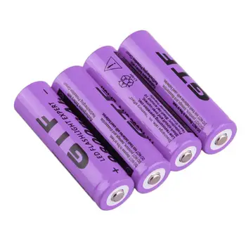 

4pcs/set 18650 3.7V 9800mAh Rechargeable Li-ion Battery for LED Torch Flashlight Portable Replacement Battery For Torch