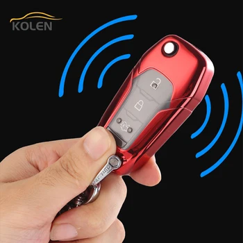 Soft TPU Car Remote Key Case Cover For Ford Fusion Mondeo Fiesta Escort Ranger Focus MK3 KUGA Ecosport Holder Shell Accessories - Soft TPU Car Remote Key Case Cover For Ford Fusion Mondeo Fiesta Escort Ranger Focus