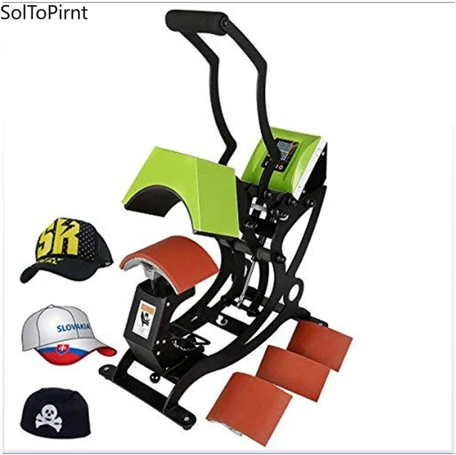 4 In 1 Hat Cap Heat Press Sublimation Machine In Digital Clamshell