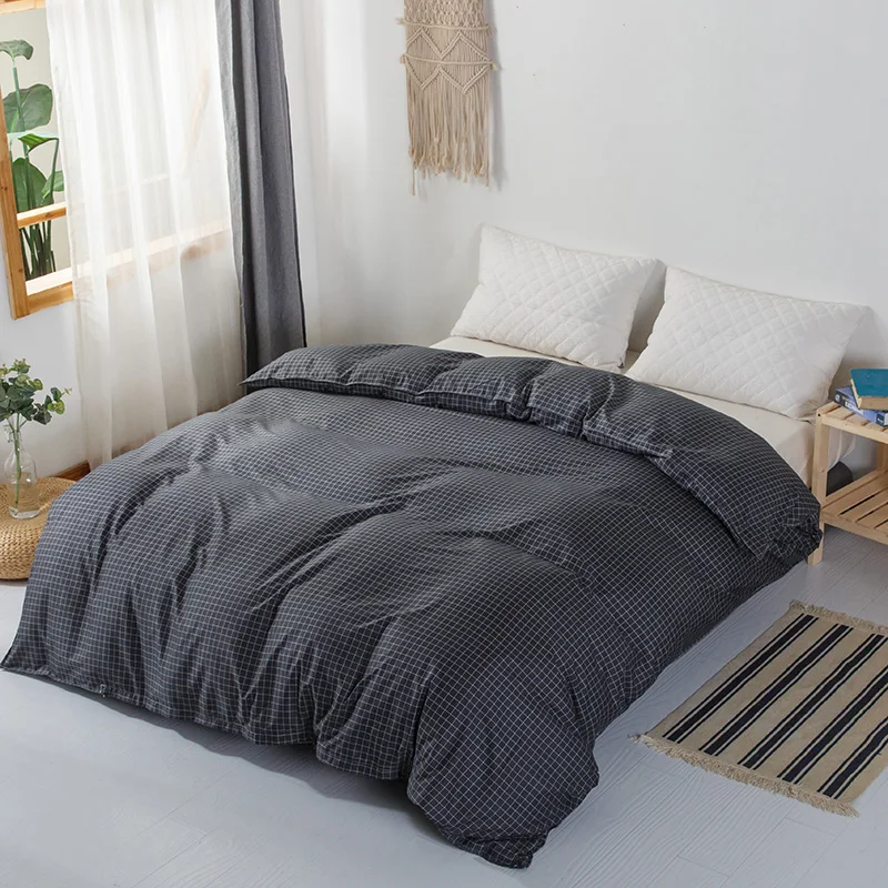 Классический однотонный пододеяльник покрывала чехол одеяло Комплект