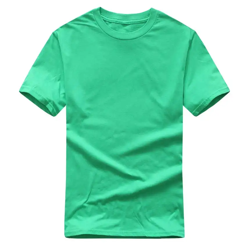 The Irish green Хит, спортивная летняя модная футболка для мужчин, хлопковый топ, футболка с коротким рукавом, Мужская одежда, одноцветная брендовая мужская футболка - Цвет: The Irish green