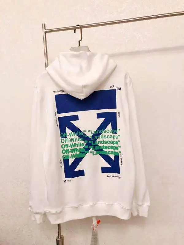 OFF-WHITE Толстовка с принтом со стрелками и надписью
