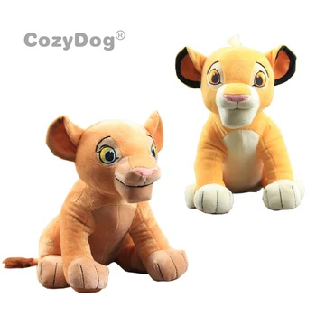 

2 Pcs/set Lion King Plush Toy Simba NEW Sitting Model Doll Baby Educational Toys Nala Soft Stuffed Animals 11"26 cm Gift