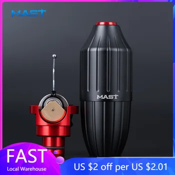 

Portable Rotary Machine Short Tattoo Pen Machine RCA Cord Aircraft Aluminum 4mm Stroke tattoo pen