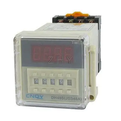 

DH48S-11 Power on Time Delay Relay 11-Pin DPDT 0.01S-99H99M AC 48V w Socket