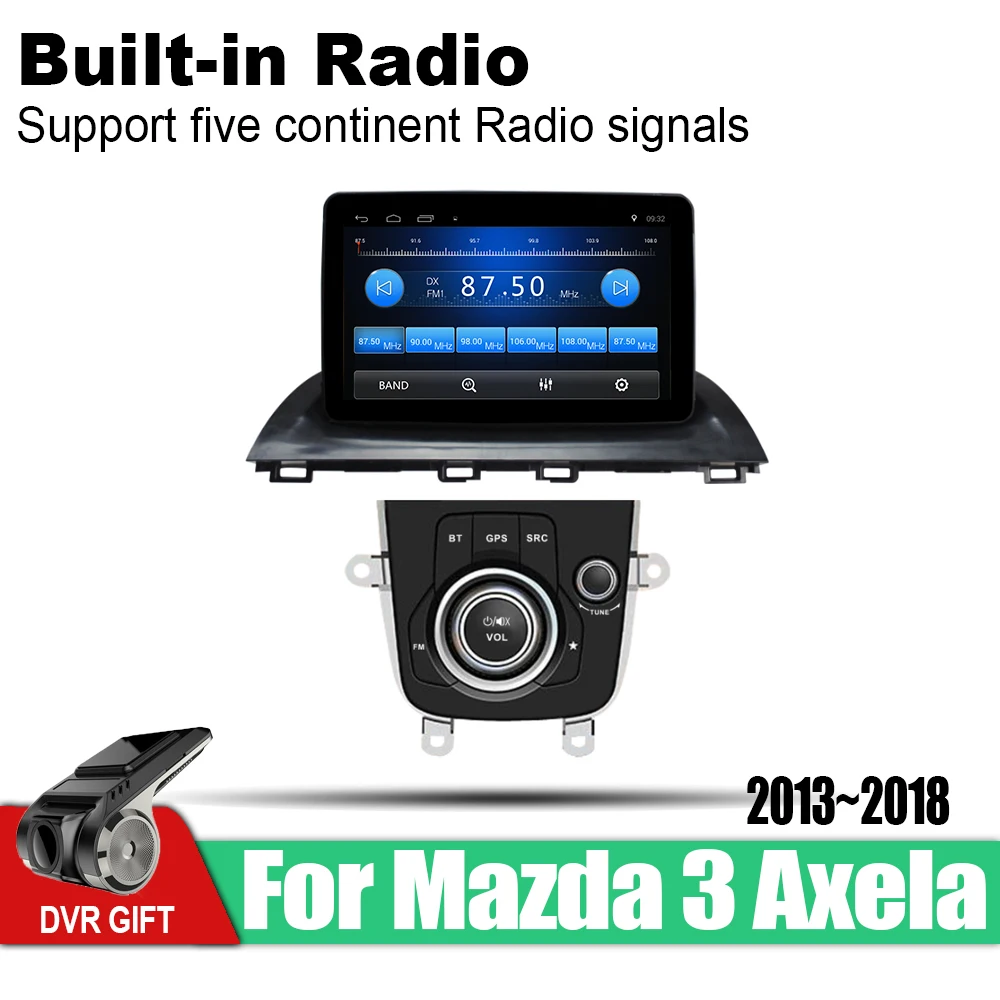 Автомобильный радиоприемник ZaiXi 9 дюймов 2Din Android Wi Fi Авторадио HD Bluetooth сенсорный