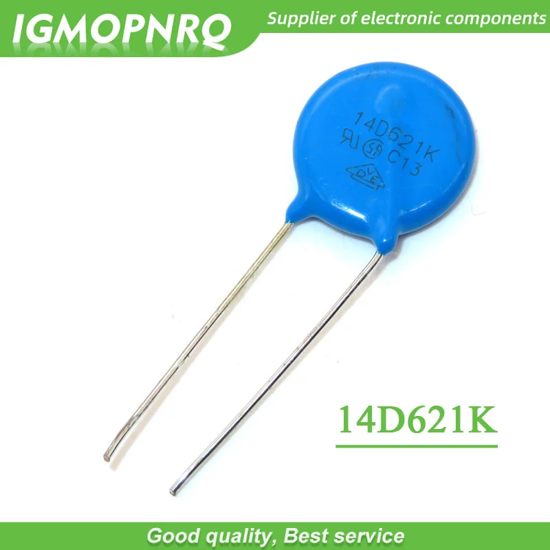 

10 шт. 621K пьезорезистор 14D621K 620V Варистор резистор IGMOPNRQ