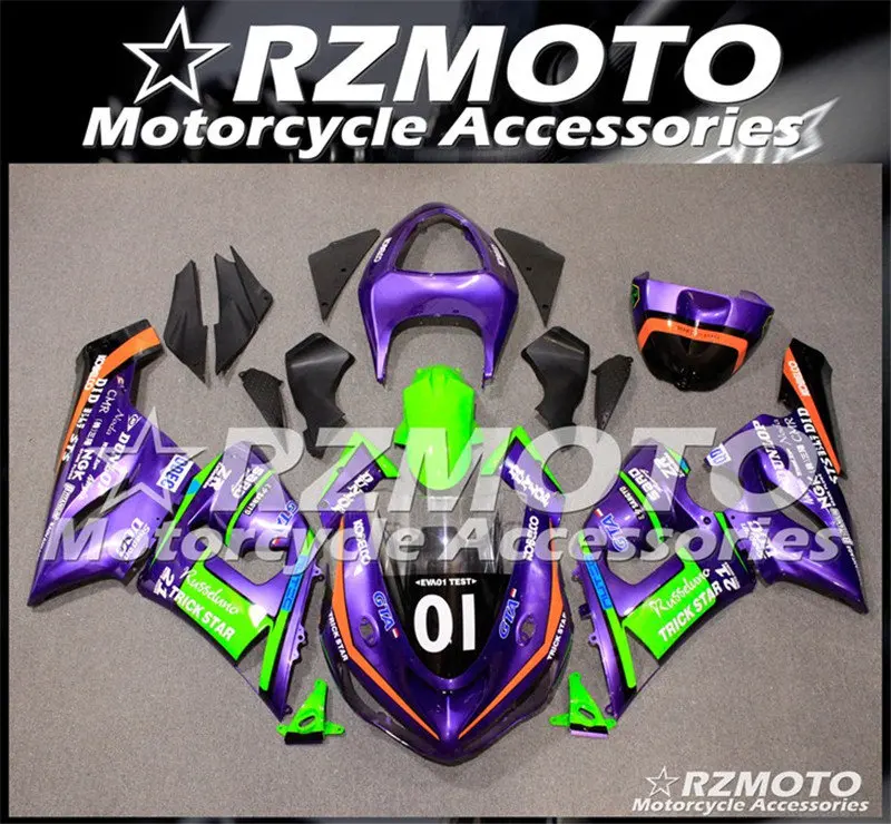 Мотоциклетный обтекатель abs Подходит для Kawasaki ZX6R 636 ZX-6R 2005 2006 корпусные детали пресс-форм Магазин № 0325 - Цвет: All sorts of color