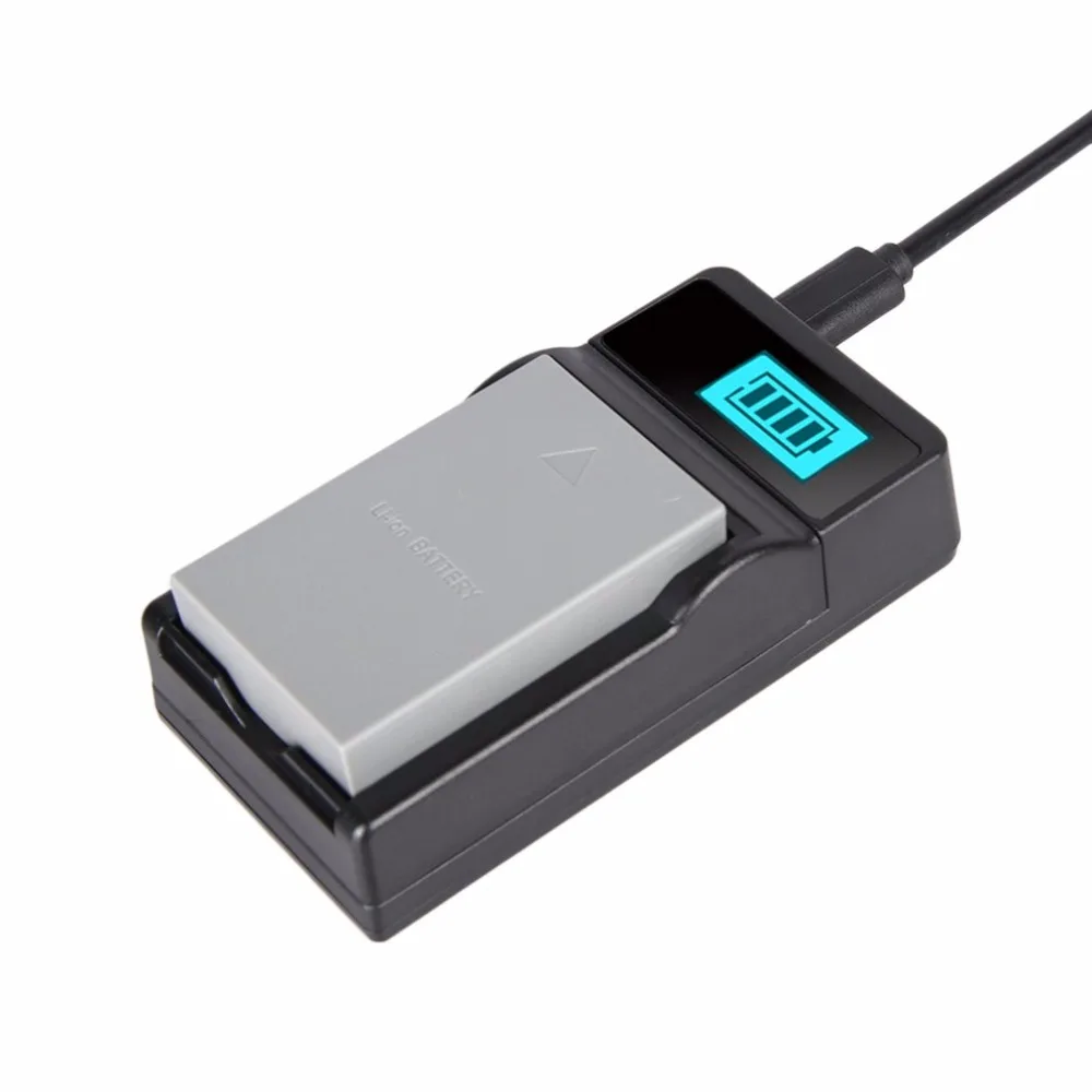 2 шт BLS-5 7,2 V 1800mAh литий-ионная аккумуляторная батарея для цифровой камеры+ USB зарядное устройство комплект с ЖК-экраном для OLYMPUS