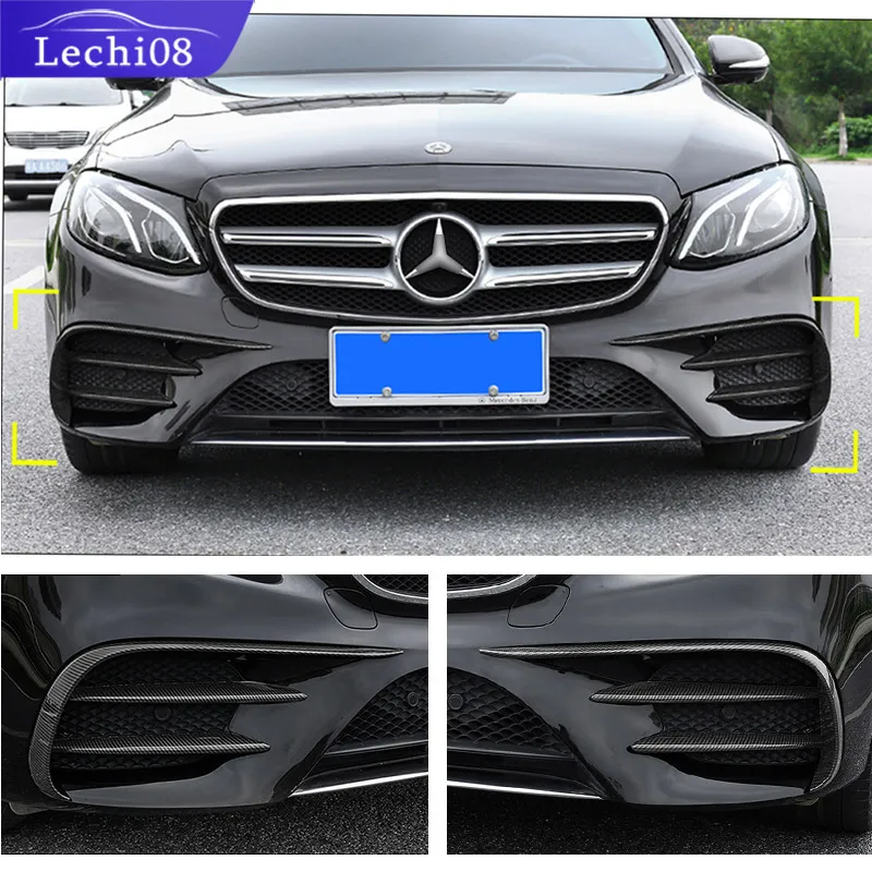 Для- Mercedes E W213 amg Mercedes benz E W213 E43 E63 передний противотуманный светильник аксессуары для отделки бровей