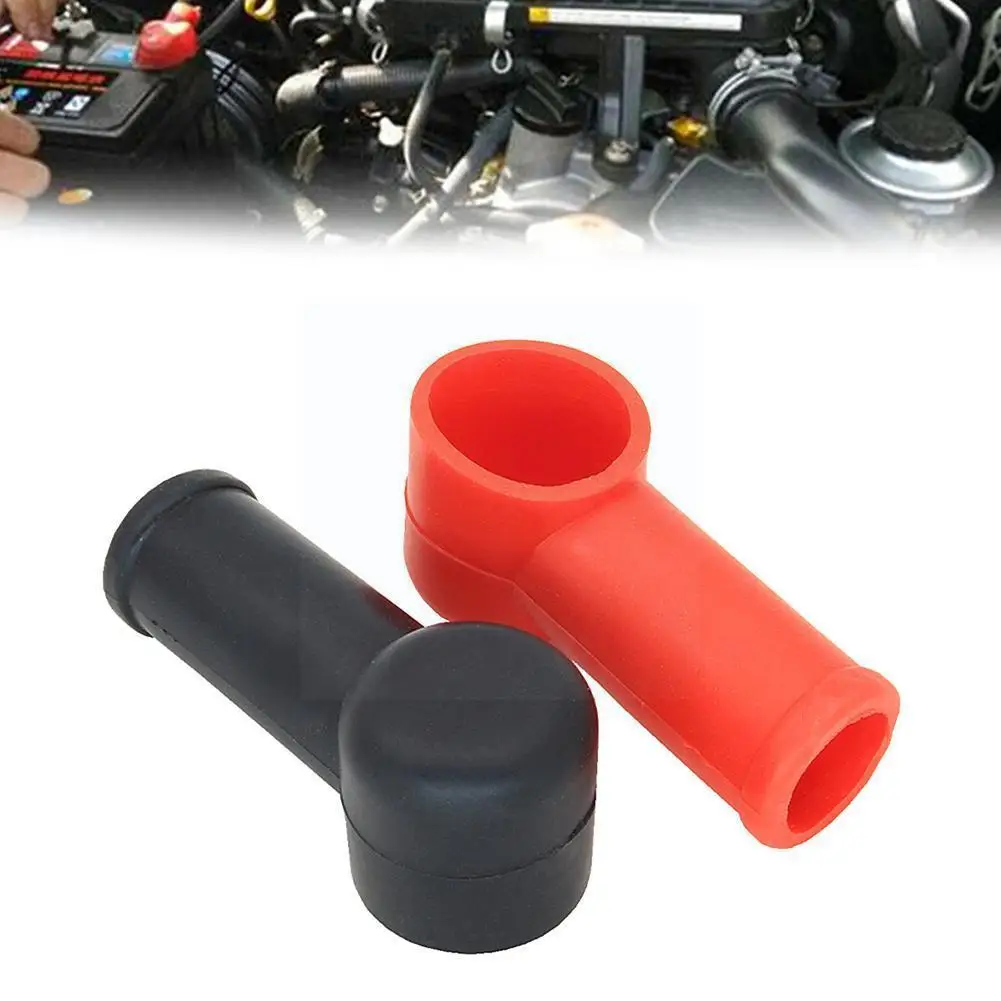 1 Pair Motorcycle Rubber Protectors Car Battery Positive Starter