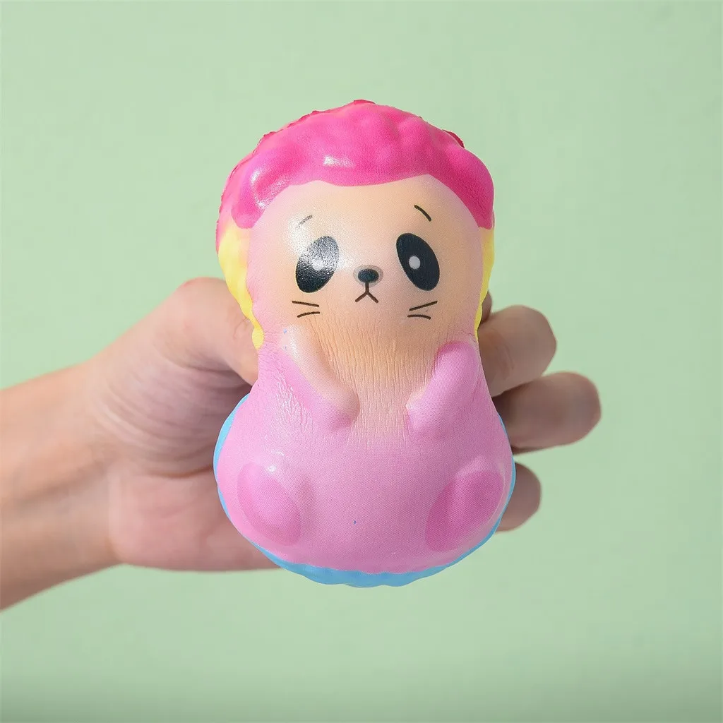 Милая мультяшная игрушка, детская игрушка, мягкая кавайная очаровательная игрушка ежик, медленно растущий крем, ароматические игрушки для снятия стресса, подарки, новое поступление