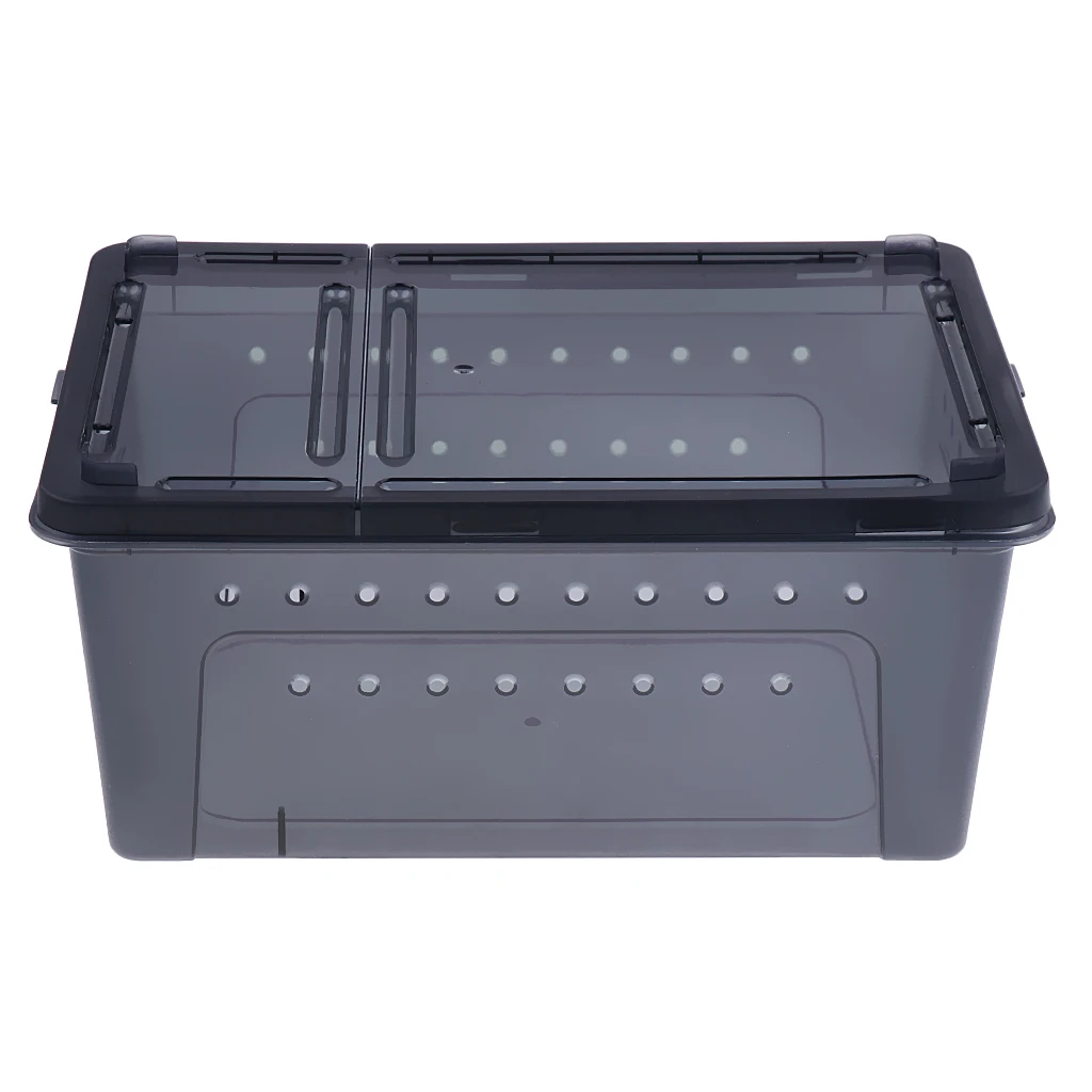 Terrario para reptiles, caja de tanque de vivero de tortuga, jaula de cría de serpiente, Terrario de araña, contenedor acuático