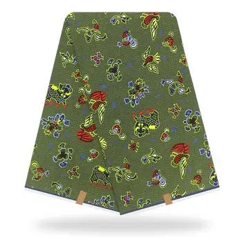 

Veritable Real African 100% Cotton Wax Fabric Ankara Wax Guaranteed Wax 6yards for Party Dress Y200514-13