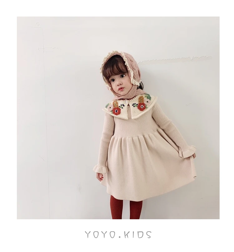 Длинный шарф в Корейском стиле для маленьких девочек; сезон осень-зима; Милая вязаная повязка на голову для маленьких детей; универсальная Теплая повязка для защиты ушей для младенцев