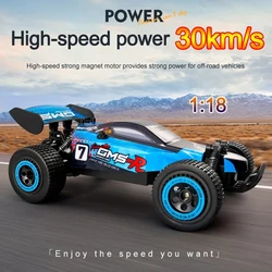 Voiture radiocommandée 4WD à grande vitesse pour garçons, jouet de course, hors route, Drift, escalade, télécommande, cadeaux pour enfants 