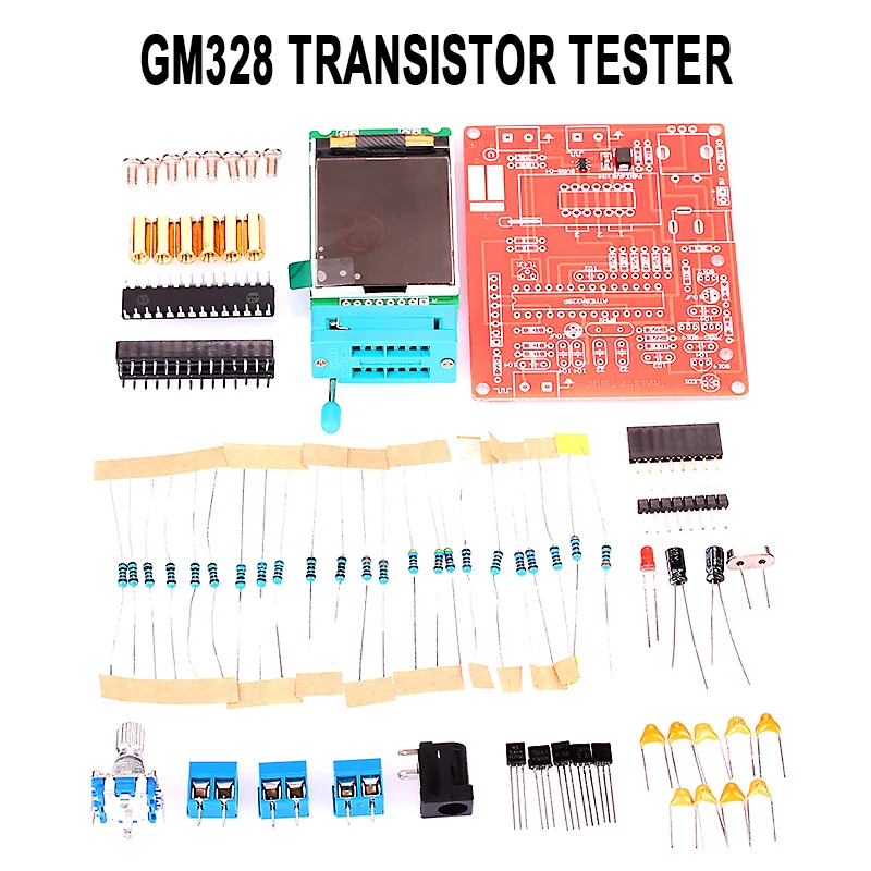 ТРАНЗИСТОР тест er GM328 ESR DIY измерения измерительные приборы вольт измеритель частоты генератор сигналов Диодная крышка Запасные части FET