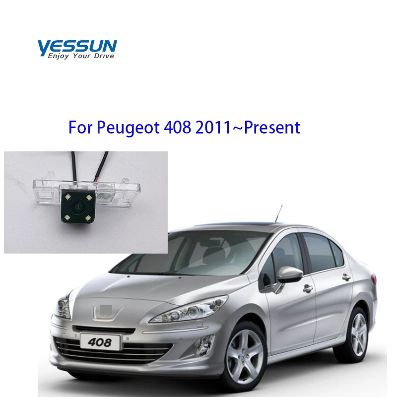 Yessun автомобильные аксессуары ночного видения заднего вида IP67 для peugeot 408 2011~ подарок