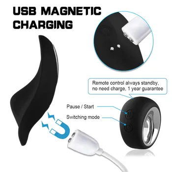 Vibrators for women clitoris powerful No Sound Butterfly Wearable Panties Egg Vibrator Clitoral Stimulator Sex Toy for Women 18+ 4