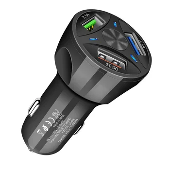 

USB Car Charger Quick Charge 3.0 Car Phone Chargers for iPhone 11 XR Samsung A530 QC3.0 2.0 Fast Mobile Phone Car-Charger