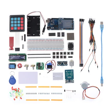 

Beginner Kit for R3 Breadboard And Holder Step Motor LCD1602 Processing Kit