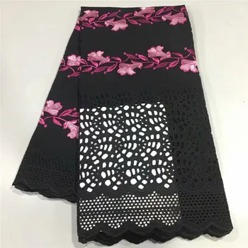 

New Arrivals Swiss Voile Lace In Switzerland High Quality African Dry Lace Fabric 100%Punch Holes Cotton Lace For Party 12L15-99