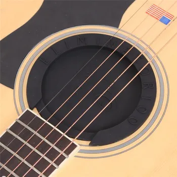 

Sound Hole Part Guitar Muffler Silencer Mute Black/Brown Silicone Cover Acceaaories Acoustic Musical Instruments Effective