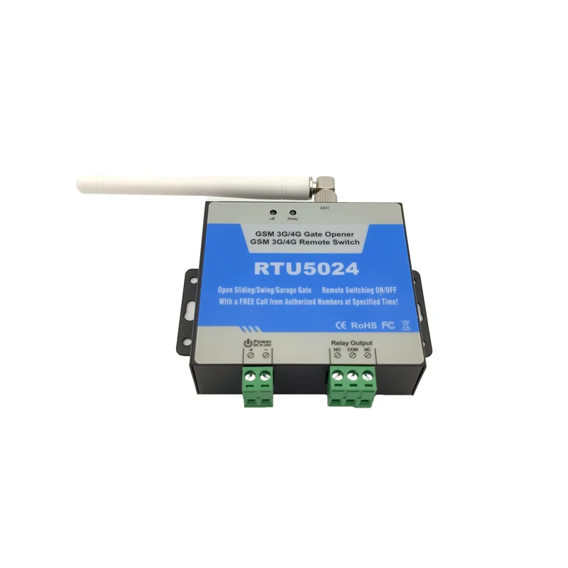 RTU5024 GSM Gate Opener Relay Switch Wireless SMS Call Remote Controller Door Access Gate Opener Free Call for Access Control