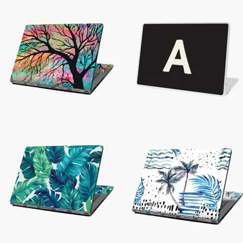 

letter a White Laptop Skin Sticker Notebook Computer Sticker Decal For Macbook Air Pro Retina 13 Macbook 11 13 15 17 inch