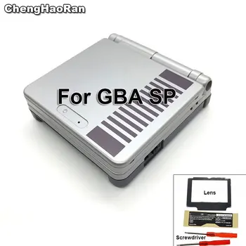 

ChengHaoRan Limited Edition Full Housing Shell for Gameboy Advance SP for GBA SP Game Console Cover Case+Screen Lens,Screwdriver