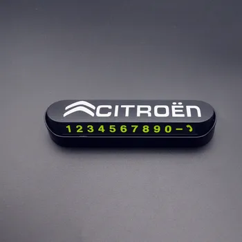 

Car Temporary Parking Card Sticker Phone Number Card Plate For Citroen C1 C2 C3 C4 C5 C6 C8 C4L DS3 DS4 DS5 DS6 C-ELYSEE VTS