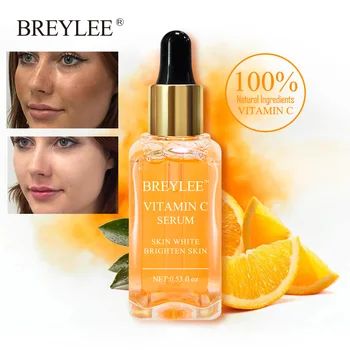 

BREYLEE Vitamin C Hyaluronic Acid Serum Remove Melanin Brighten Face Care Fade Freckle Ageless Whitening Serum Facial Skin Care