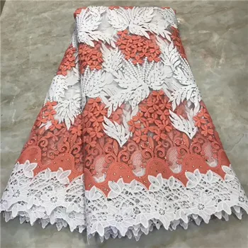 

Newest African Tulle Lace Fabrics With Stones Embroidery Net Lace African French Lace High Quality lace for Wedding NLYOC062