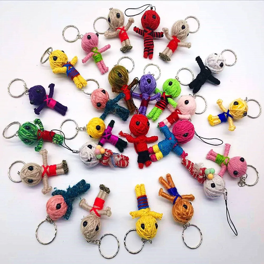 generation dolls Smafes wholesale 50pcs/lot Handcraft Voodoo Doll Toy As Mobile Pendant,Keychain, Free Shpping rainbow brite doll