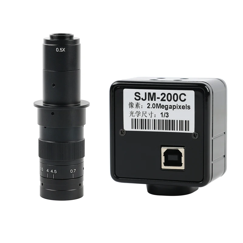 Caméra vidéo USB 2MP, oculaire numérique électronique, Microscope