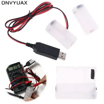 

LR14 C Battery Eliminator USB Power Supply Replace 1 to 4pcs 1.5V C Cell Battery