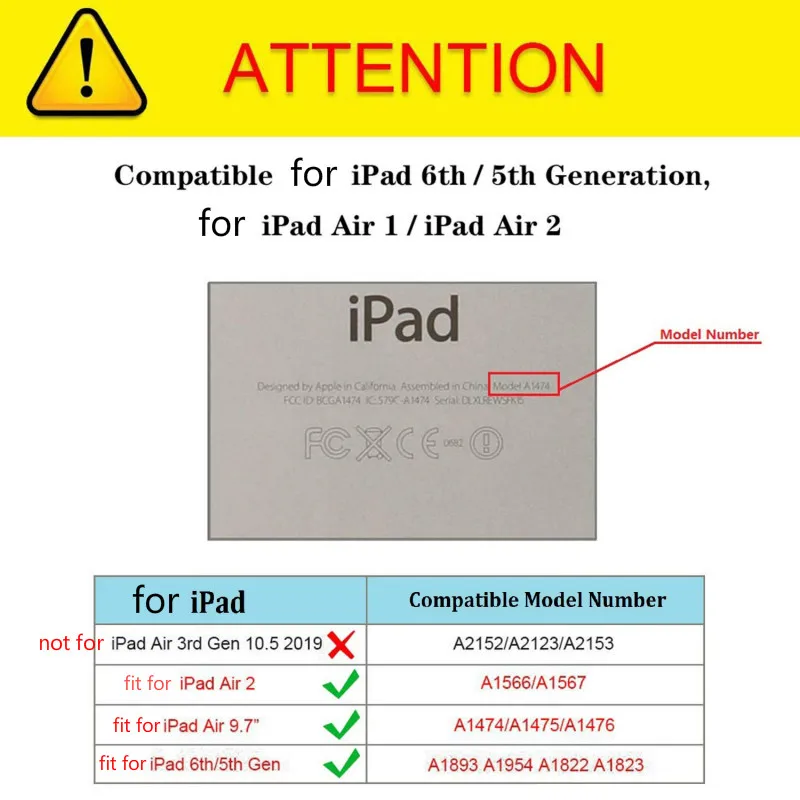 Для нового iPad 9," из искусственной кожи чехол, 360 градусов вращающийся стенд смарт-чехол и автоматический режим сна для iPad Air 1/2 чехол