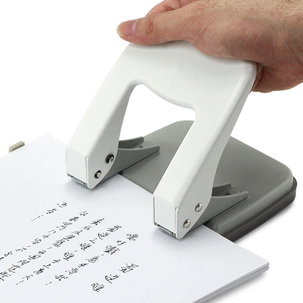 

Mini Double hole puncher Two holes Portable Metal ABS High quality School Office Stationery DIY Necessary Accessory
