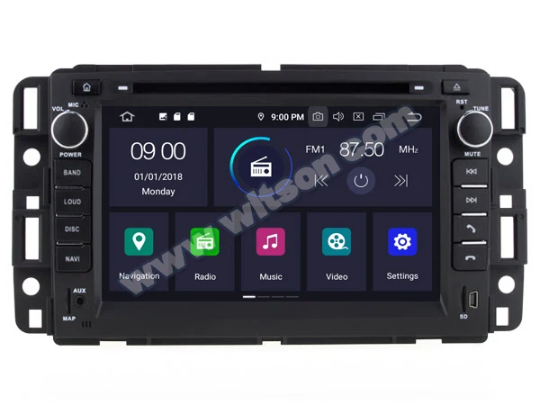 Flash Deal 7" Android 9.0 OS Car DVD Multimedia GPS Radio for Saturn Outlook 2007-2009 & Saturn Vue 2008-2009 with ADAS Function Support 2