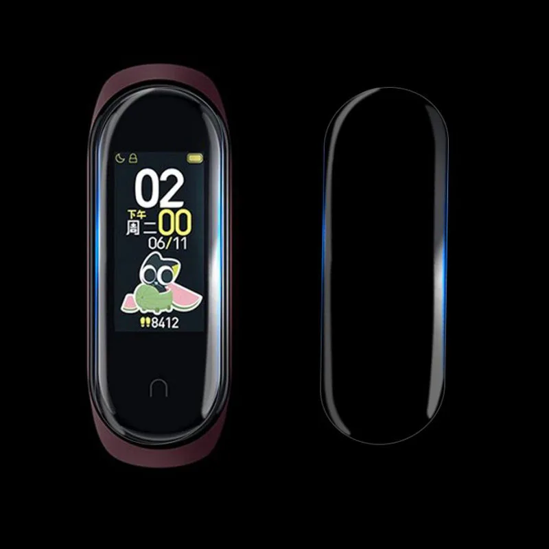

protective film for xiaomi band 2 3 4 ultra thin screen protector for xiaomi mi band2 band3 band4 my smart bracelet full cover