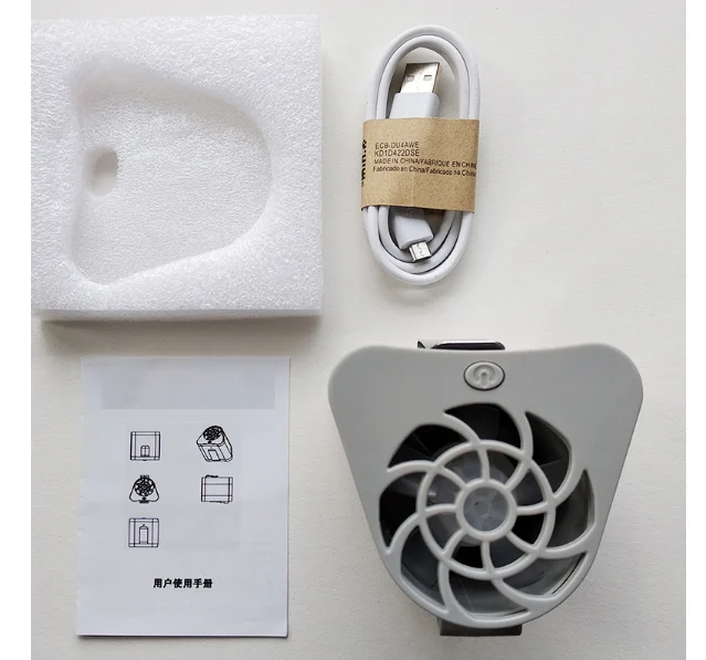 Вентилятор, висящий на талии/шее, портативный USB 2, регулировка передач, крутой инструмент, летний аксессуар, турбина, лист