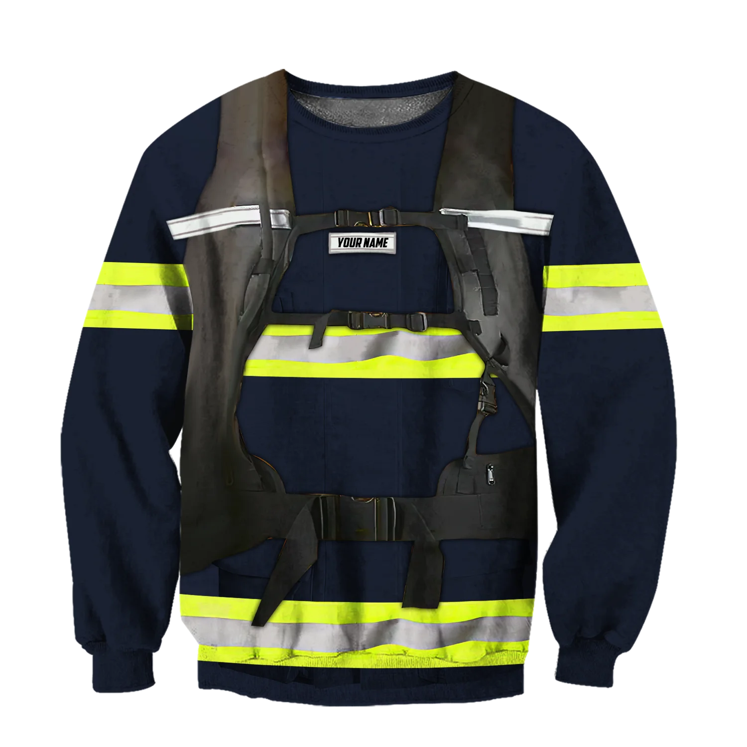 Anpassen Name Brave Firefighter 3D Gedruckt Männer Herbst Hoodie Unisex Mit Kapuze Sweatshirt Streetwear Casual Zipper Hoodies DK419 – Detail 9
