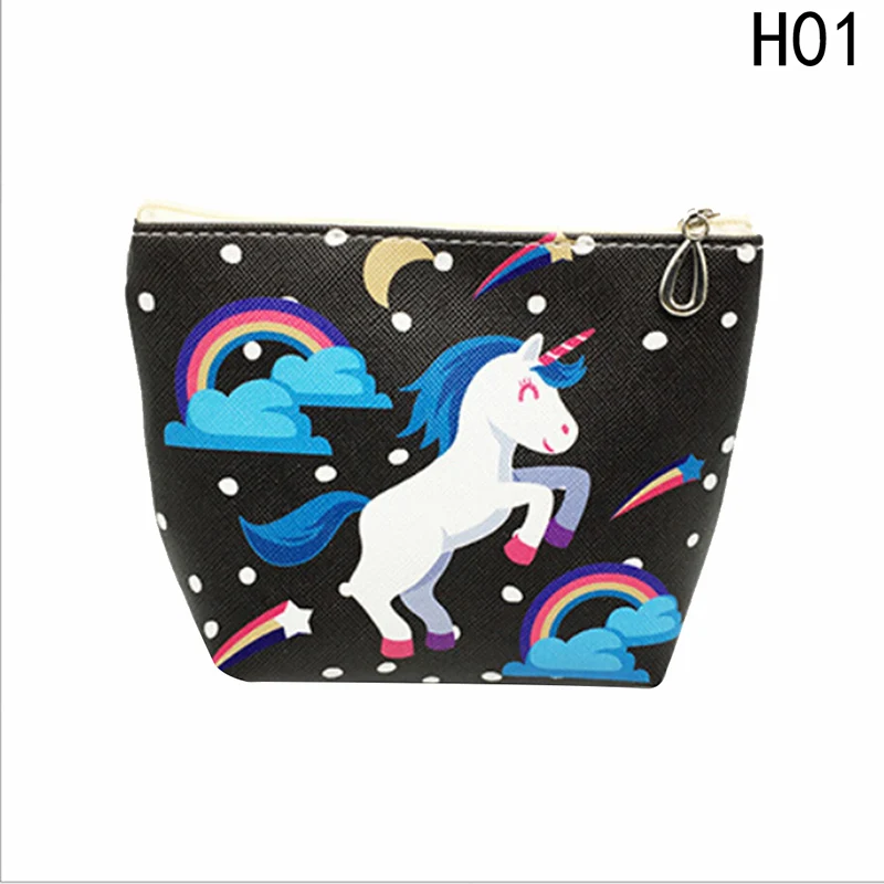 H01 Модный кошелек, модный дизайн, кошелек для монет, женская маленькая сумочка, клатч с рисунком, милый - Цвет: H01