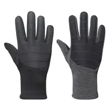 Мужские и женские новые зимние теплые морозостойкие износостойкие утолщенные велосипедные нескользящие спортивные лыжные перчатки из флиса