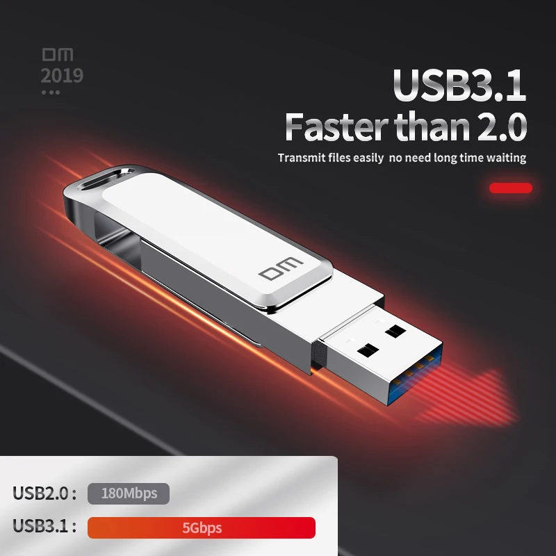  USB C Type C USB3.0 flash drive PD168 32GB 64G 128G 256G for Andriods SmartPhone Memory MINI Usb St